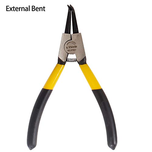 17,78 cm / 22,86 cm / 33,02 cm / Kit de alicates de garra reta/dobrada com pontas de alicates C-Clip