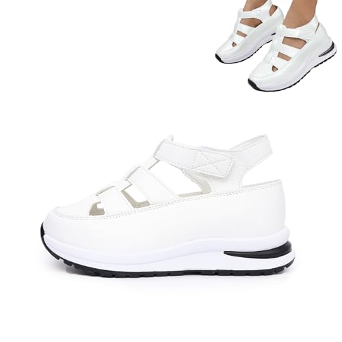 2025 New Orthopedic Sandals for Women, Closed Toe Platform Sandals Height-Boosting Thick Sole Breathable Comfortable - Main Image