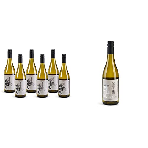 7STEIN Grauburgunder - auch bekannt als Pinot Gris oder Pinot Grigio (6 x 0.75 l) & 7STEIN Chardonnay - ein Qualitätswein, Weißwein aus Rheinhessen, Deutschland (1 x 0.75 l) Cover