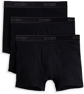 2(X)IST Men's 3-Pack Essential Boxer Briefs
