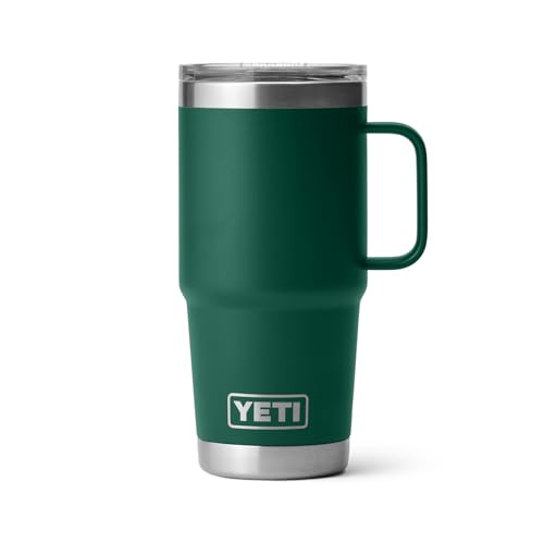Image of YETI Rambler 20 oz Travel Mug, Stainless Steel, Vacuum Insulated with Stronghold Lid