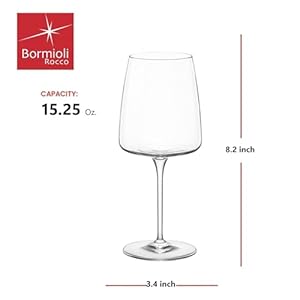 Bormioli Rocco Planeo Red Glass, Set of 4, 4 Count (Pack of 1), Clear Bormioli Rocco Planeo Red Glass Set of 4 4 Count Pack of 1 Clear