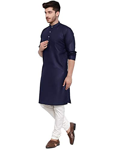 Image of trustous Mens straigth Solid Kurta Pyjama Set Combo in 100% Cotton with 16 Colour Option and Size are XS to 3XL for (Birthday,Wedding, Ceremony, Casual, Engagement)