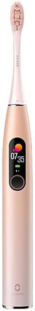 Oclean X Pro Elektryczny kolorowy ekran dotykowy 2 godziny ładowania 40 dni przy użyciu ultradźwiękowych zębów Kołowrotek Dental Care Care Loading Control Control (X Pro Pink)