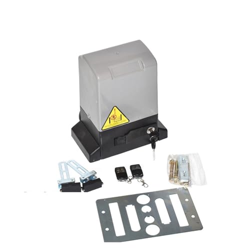 Automatic Sliding Gate Opener 1600lbs 2646lbs 3306lbs Electric Hardware Heavy Duty Track Driveway Motor Security Kit(800KGS 2keys)