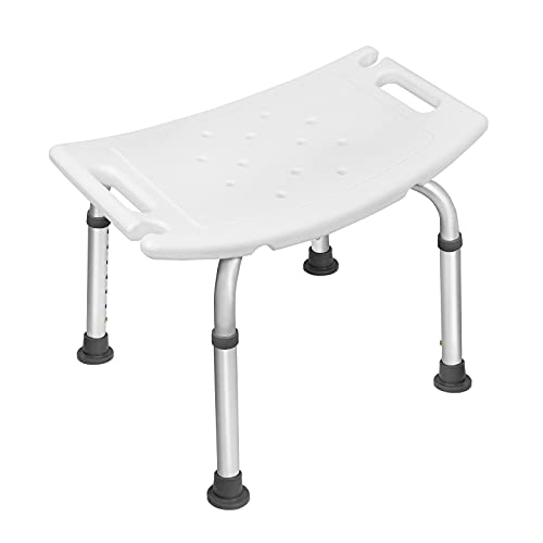 ACXIN 36-52 cm Höhenverstellbarer Duschhocker Rutschfester Badewannensitz Duschhilfe Duschsitz aus Aluminium und Kunststoff für Alter Schwangere