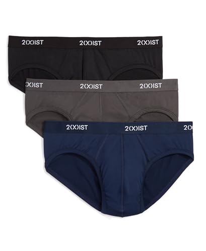 2(X)IST Men's Micro Speed Dri No Show Brief 3-Pack