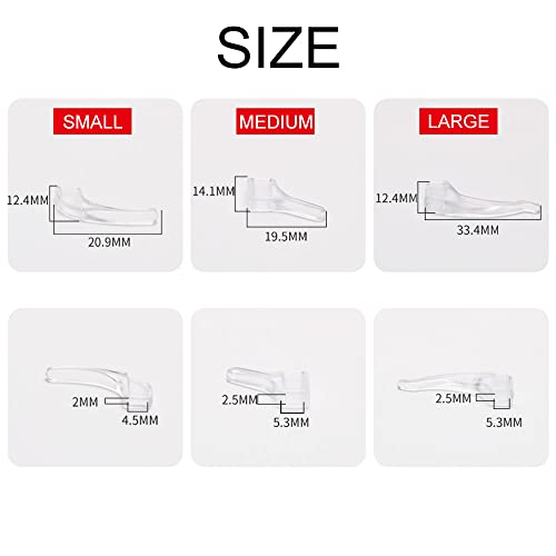 25 Pairs Eyeglasses Ear Grip Ear Hooks, Anti-Slip Holder Eyeglasses Stoppers Temple Tips Sleeve Retainer Eyewear Retainers Spectacle Stay For Eyeglasses, Sunglasses, Reading Glasses - Thumbnail 4