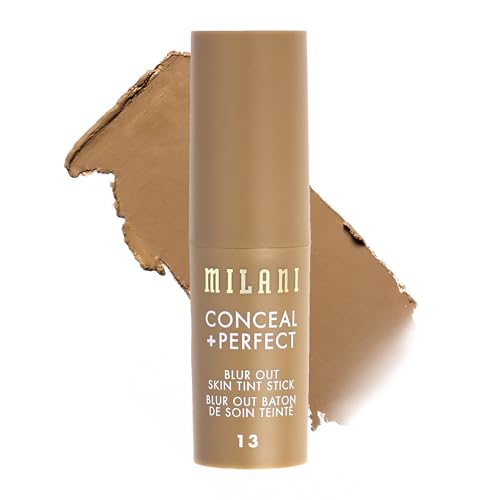 Image of Milani Conceal + Perfect Blur Out Skin Tint Foundation 13-Tan Yellow | Nourishing Light To Medium Coverage Tinted Moisturizer. Creamy, Buildable Coverage. Up To 12Hr Wear. Pore Blurring Soft Matte