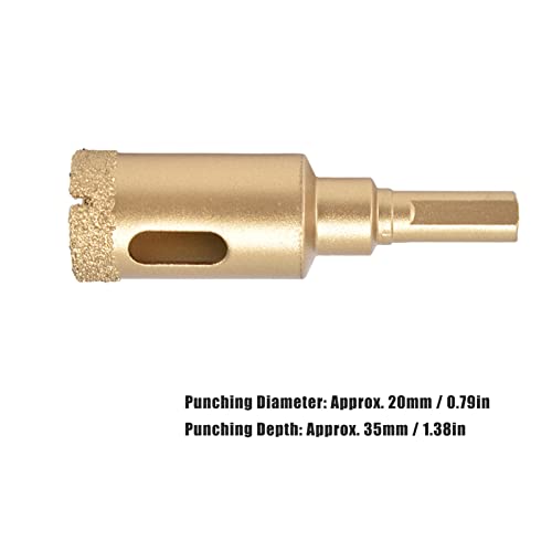 Serra Copo, Broca Diamante de Aplicação Ampla Aço Carbono Durável para Granito(20mm)