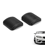 Opuiue 2PCS Brake and Clutch Pedal Pad, Anti-Slip Rubber Pedal Pad, Replacement Dodge 2002-2018 RAM...
