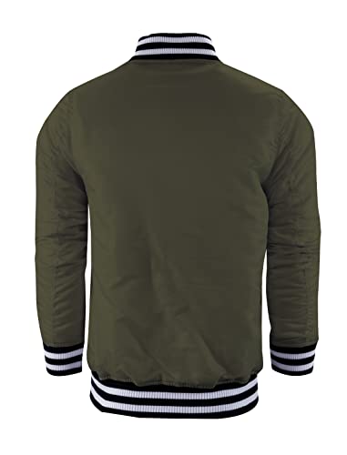 SCREENSHOT Hip-Hop Urban NYC Fashion Padded Bomber Jacket - Quilted Linning Outdoor Streetwear Graffiti Patch Zip Up Top3