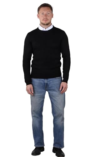 SoCal Look Men's Sweater Crew Neck Long Sleeve Acrylic Pullover3