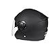 EOLE Jethelm DS TULSA Schwarz – ECE R 22.06 zugelassen – Größe L (59-60cm) – ABS-Schale