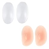 STOBOK 2 Pairs Silicone Shoulder Pads Invisible Shoulder for Women Reusable, Stretchy, Good Elasticity for Dancing Or Dating