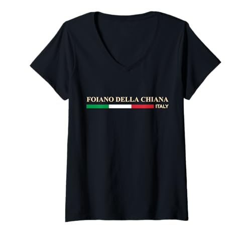 Donna Foiano della Chiana Italia Maglietta con Collo a V