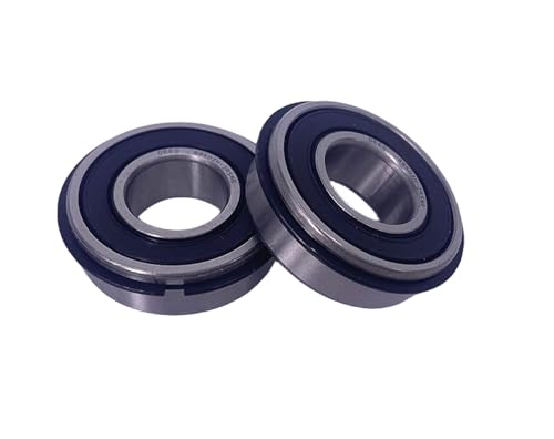 DEEG 4 PCS 99502HNR Wheel Hub Ball Bearing ID 5/8\" x OD 1-3/8\" x Width 7/16\" Double Seal and Snap Ring, Replacement for Go Kart, Mini Bikes and Lawn Mower…