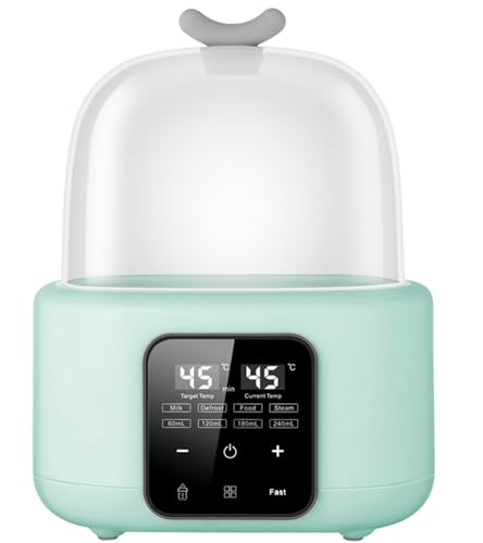 Image of Double Baby Bottle Warmer All Bottles, 5-in-1 Fast Breastmilk Warmer Water Bath Heating 24H Constant Warming, Heat Baby Food Jars for Twins