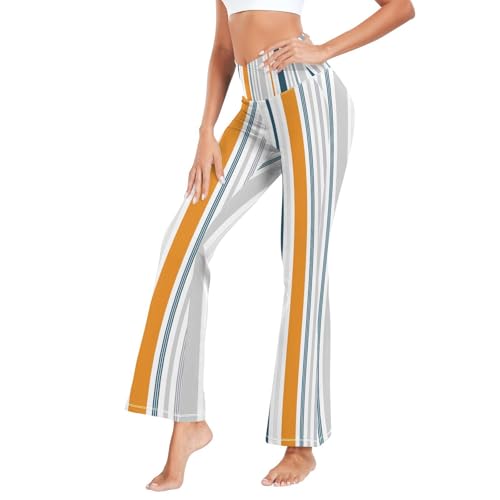 Pantalon de yoga chaud à rayures pour vos séances en studio