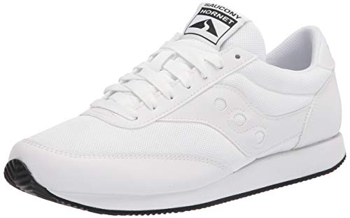 Saucony Women's Hornet Sneaker, White/White, 9 Medium