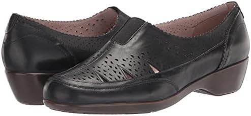 Easy Spirit Women's Duff Pump, Black Leather, 6 | Image 6