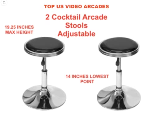 Elevate Your Game Room: Top Us Arcades Adjustable Leather Bar Stools Reviewed!