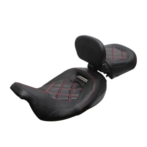 Evita el dolor lumbar con este asiento biplaza con respaldo para Touring Road King Special