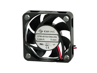 CUI INC CFM-4020V-180-275 CFM-40V Series 8000 RPM 40 x 40 mm 10.8 CFM 12 V OmniCOOL Bearing DC Axial Fan - 2 Item(s)