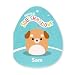 Imagen de Squishmallows Original de 19 cm Sam el Perro marrón