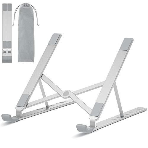 Laptop Stand BONTEC Soporte Portátil Mesa para Tabletas de 10-17.3 Pulgadas, Elevador Portátil de Alumnio de 7 Niveles de Ajuste de...
