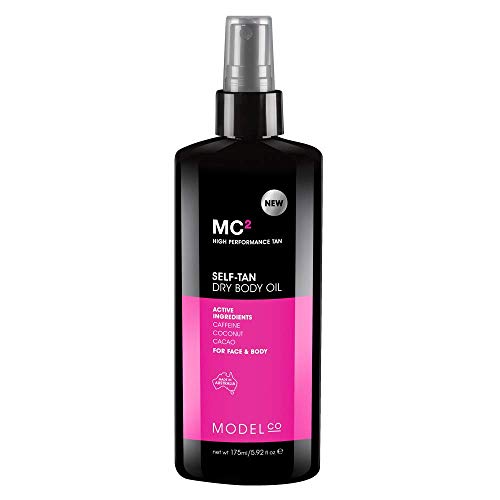 MODELCO Self Tanner Dry Body Oil Spray for Sunless Tanning