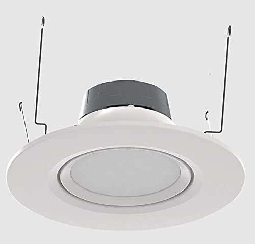 RAB RA6R109FA120WS Retrofit Gimbal CCT Field Adjustable, White Smooth Finish (5/6")