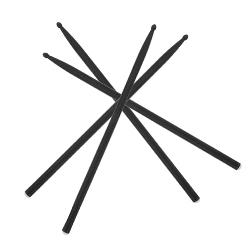 Baquetas ligeras para percusión color negro paquete 4 piezas miniatura 1
