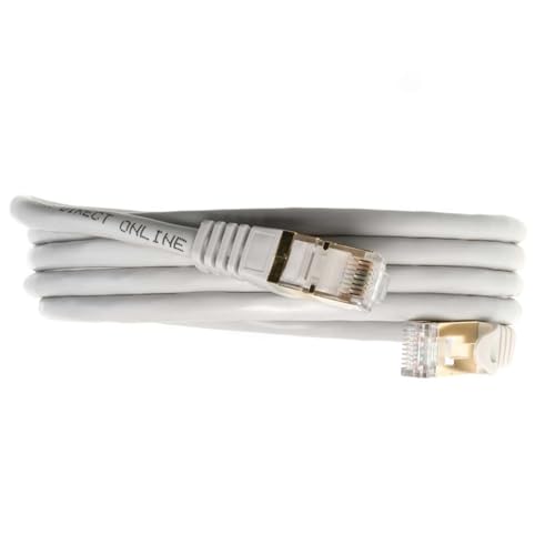 Image of Cables Direct Online 75FT S /FTP Cat7 Copper Network Ethernet Patch Cable, Internet Wire, Compatible with PC, Laptop, Modem, Router, TVs, Printer Cord, Consoles for Home and Office (75ft, Gray)
