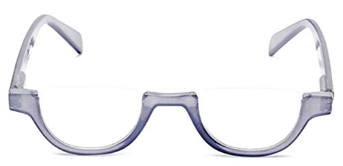 Image of The Shay Colorful Semi-Rimless Half Reader Reading Glasses, 3.25 Lavender