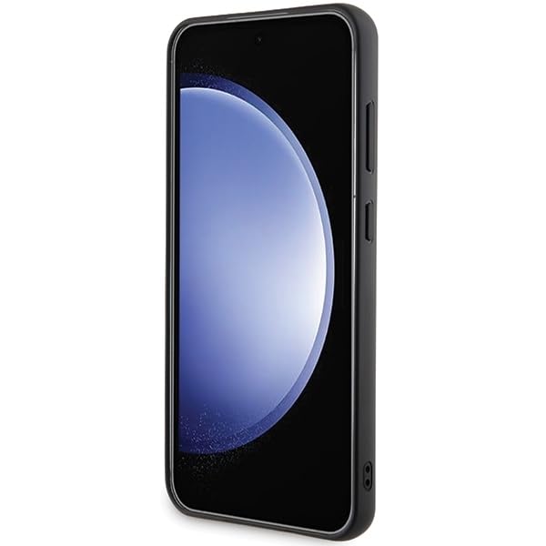 CG MOBILE Karl Lagerfeld Samsung Galaxy S24 Back-Cover hul - ikonika z gumy 3D - czarna (S921-Galaxy S24)