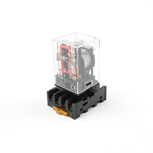 Relé electromagnético MK2P-I AC110V con base de enchufe PF083A de 8 pines 3