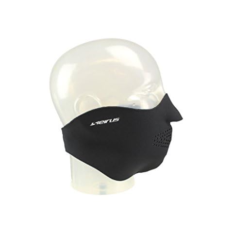 Seirus Innovation 6810 Neofleece Comfort Masque - Winter Cold Weather Face Protection, Black, Medium Cover