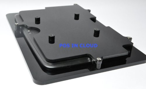 Tabcare Compatible Samsung Galaxy Tab 3 10.1 Black Acrylic Vesa Kit - Security Enclosure For Store Display, Show Display, Kiosk, Pos #TOP2