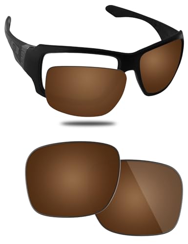 Image of Fiskr Polarized Lenses Replacement Compatible with Oakley Big Taco Sunglasses, Impact Resistant & Perfect Fit