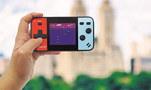 LEXIBOOK-Consola-portatil-Cyber-Arcade-Pocket-150-Juegos-Pantalla-LCD-en-Color-de-18-Pulgadas-45-cm-Videojuegos-para-Adolescentes-AzulRojo