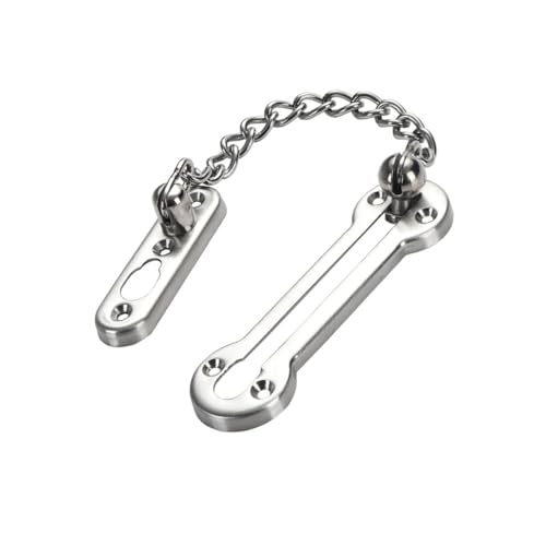 jojofuny 1個 ドアチェーンガード スライド ボルト ゲート アンチチェーンガード ドアチェーンロック スイングバードアロック アンチプレスロック チェーンドア ガードクラスプ ドアスプリン