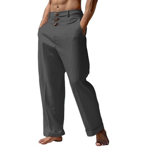 BUKKNYE Men's Formal Trousers for Work Cover