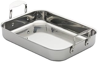 ProWare Stainless Steel Tri-Ply 35cm Roasting Pan Induction Compatible