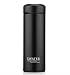 Glass Liner Vacuum Flask Stainless Steel Water Bottle Insulated Travel Coffee Thermos Mug,12oz,11oz,9oz Available (11oz, Black)