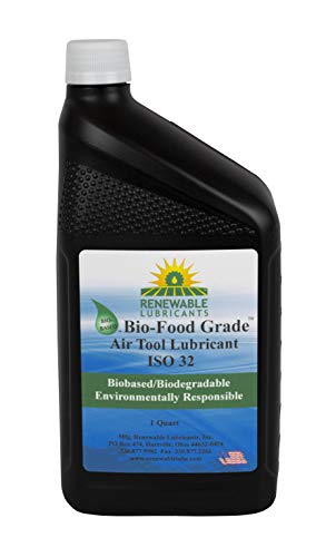 Renewable Lubricants - 87461 Bio-Food Grade ISO 32 Air Tool Lubricant, 1 Quart Bottle