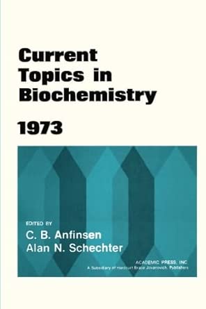 Current Topics in Biochemistry 1973 book cover