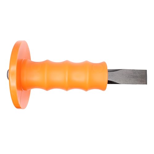 Image of Mayhew Tools 10605 Handguarded Cold Chisel, 3 /4 inch x 7 inch, Shot Blast Finish