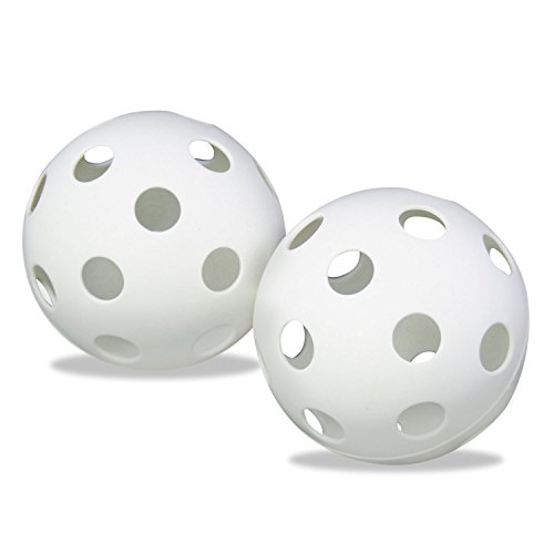 Champion Sports 9 Hollow Plastic Baseball Set - Athletic Baseball Equipment - Practice Baseballs Plastic Hollow - Regulation Size Balls - Fun for All Ages - Lightweight/Durable - Set of 12