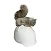 Colaxi Squirrel Ski Helmet Cover Knitted Cap Lightweight Cute Lovely Skiing Helmet Cover Ski Helmet Decoration for Snowboard Outdoor